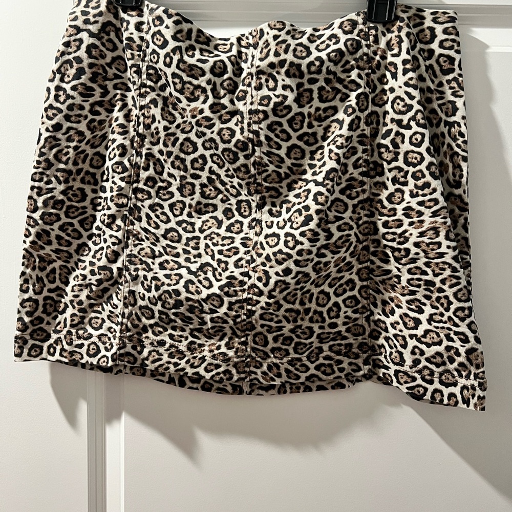 BP Leopard Print Pencil Skirt